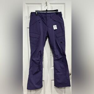 Burton Women’s L Large GTX Gloria Snow Pant Purple Violet Halo NWT Ski Snowboard